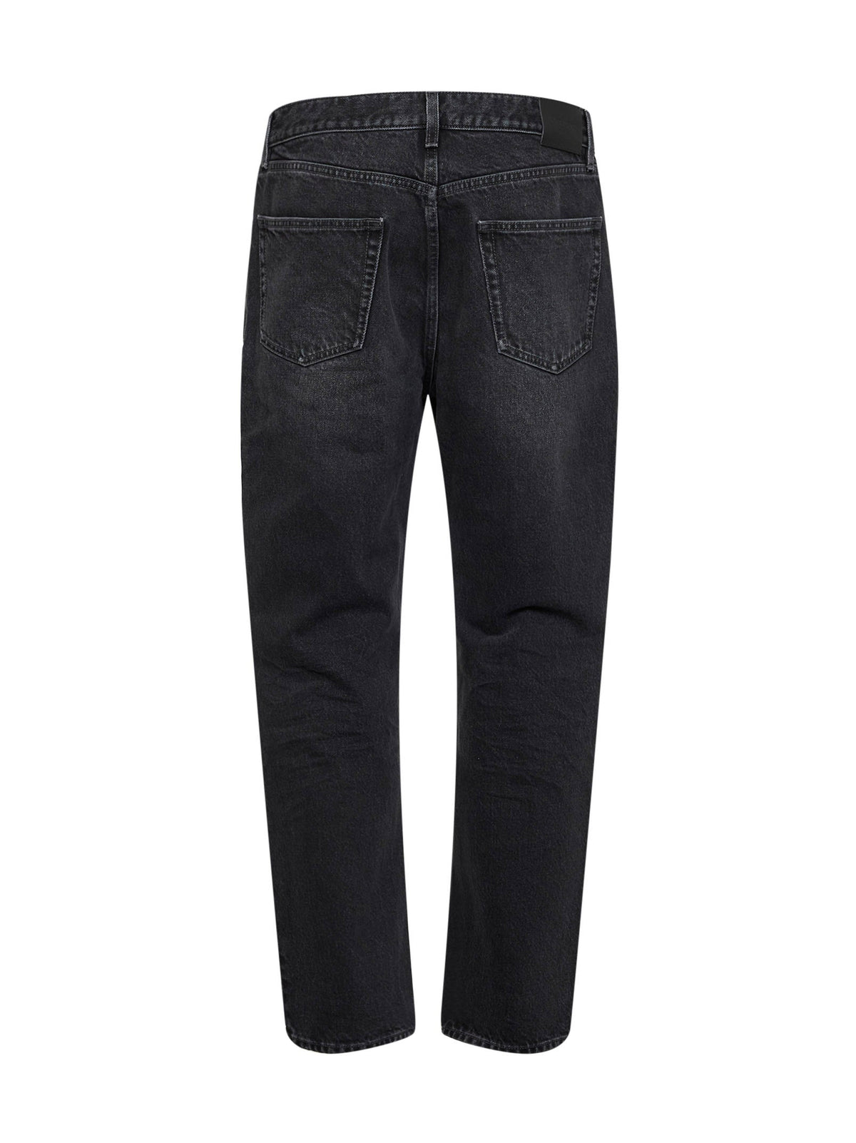Saint Laurent Men Black Denim Mick Straight-Leg Jeans