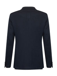 Tagliatore Men Blue Jersey Montecarlo Double-Breasted Blazer