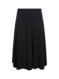 Toteme Women Black Fluid Jersey Midi Skirt