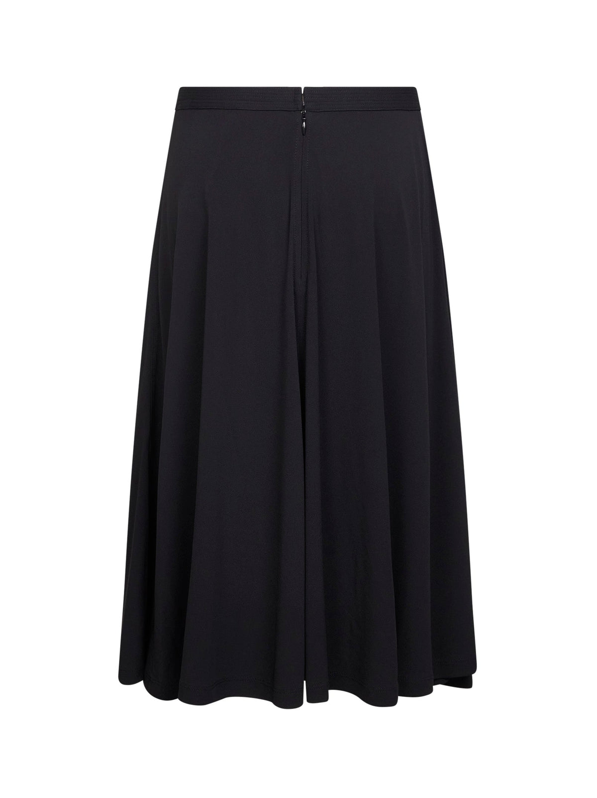 Toteme Women Black Fluid Jersey Midi Skirt