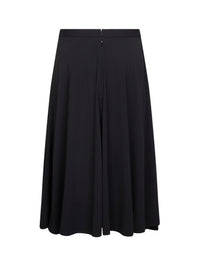 Toteme Women Black Fluid Jersey Midi Skirt