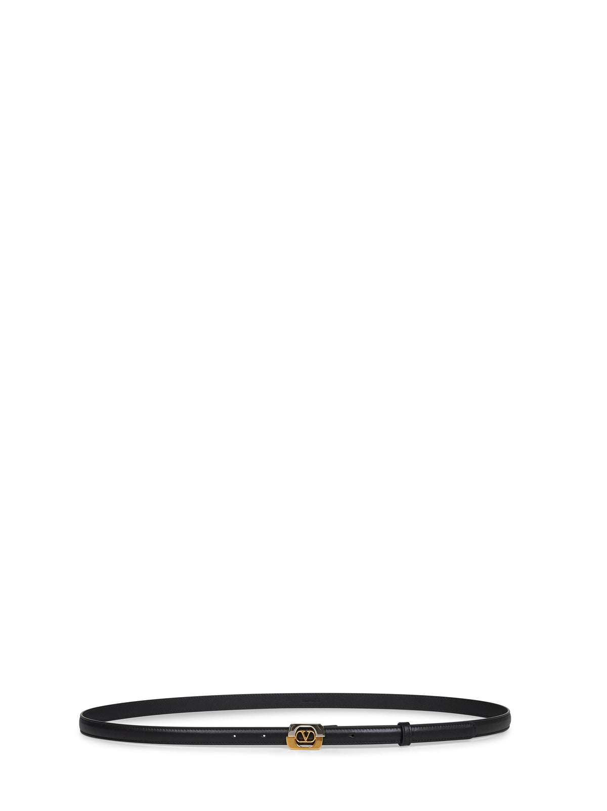 Valentino Garavani Men Black Valentino Garavani Vlogo Signature Belt