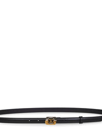 Valentino Garavani Men Black Valentino Garavani Vlogo Signature Belt