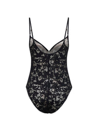 Zimmermann Women Black Lace Sleeveless Bodysuit