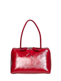 The Attico Women Deep Red "L'altra Di Milano" Shoulder Bag