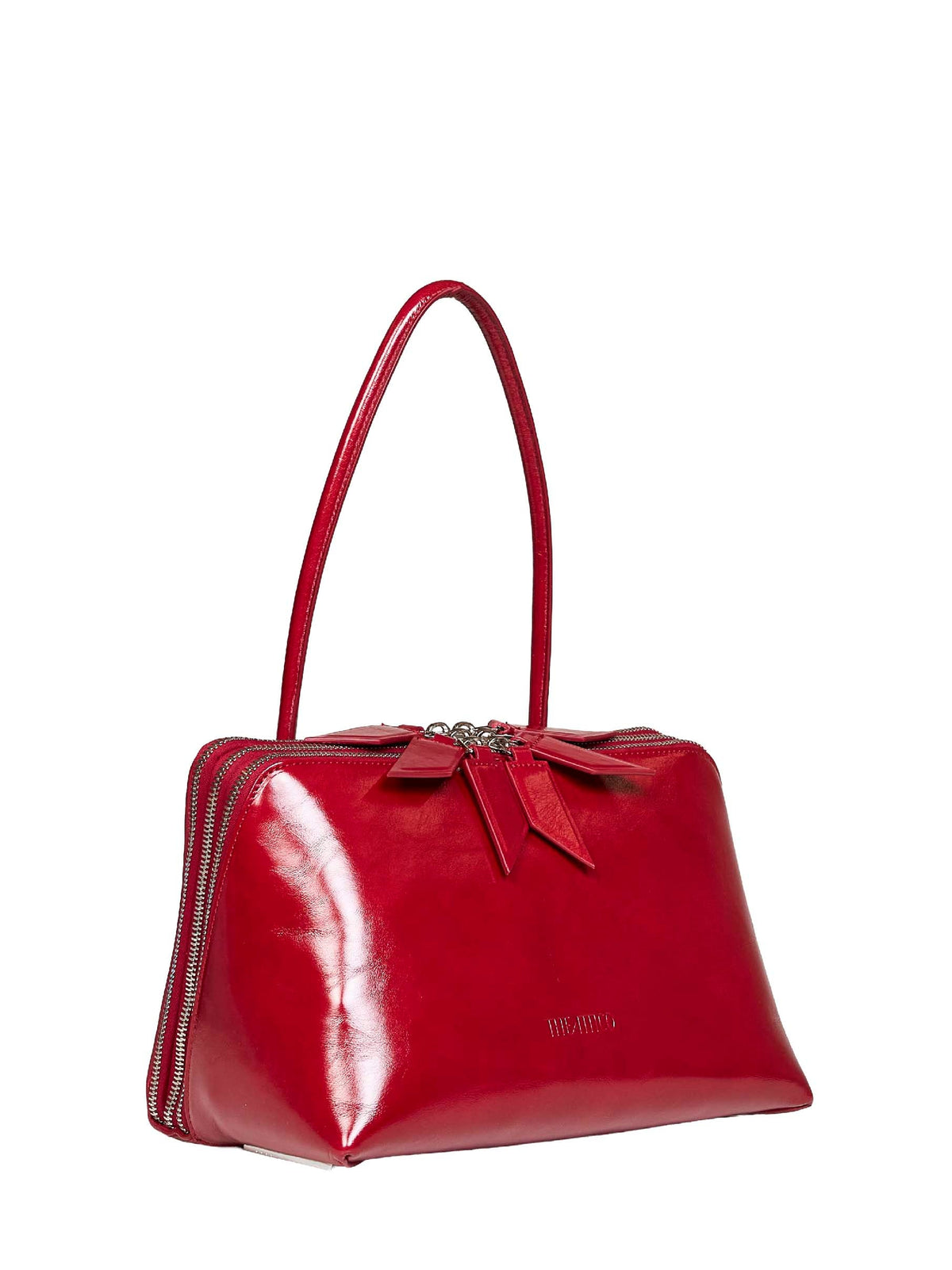The Attico Women Deep Red "L'altra Di Milano" Shoulder Bag