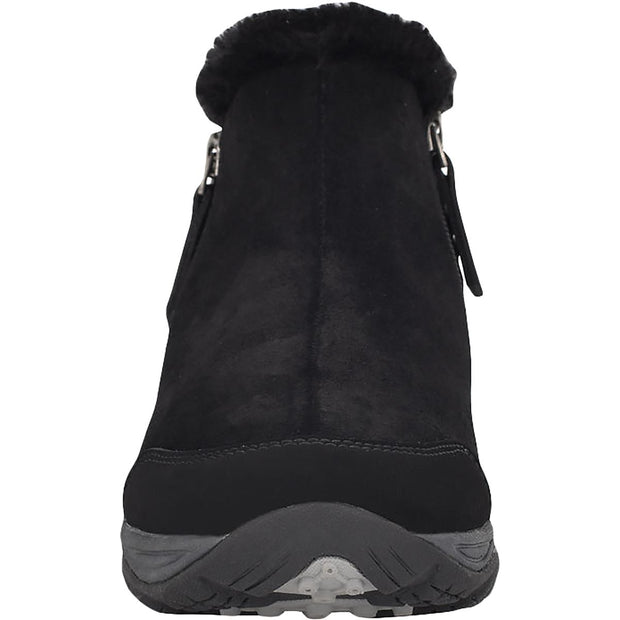 Elinot Womens Suede Slip On Ankle Boots