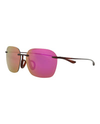 Maui Jim Unisex Square/Rectangle Tortoise Tortoise Sunrise Fashion Designer Eyewear
