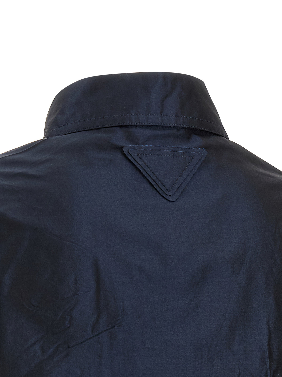 Prada Women Cropped Taffeta Shirt