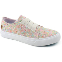 Marley Womens Comfort Insole Slip On Casual Shoes Candy Wallflower Canvas