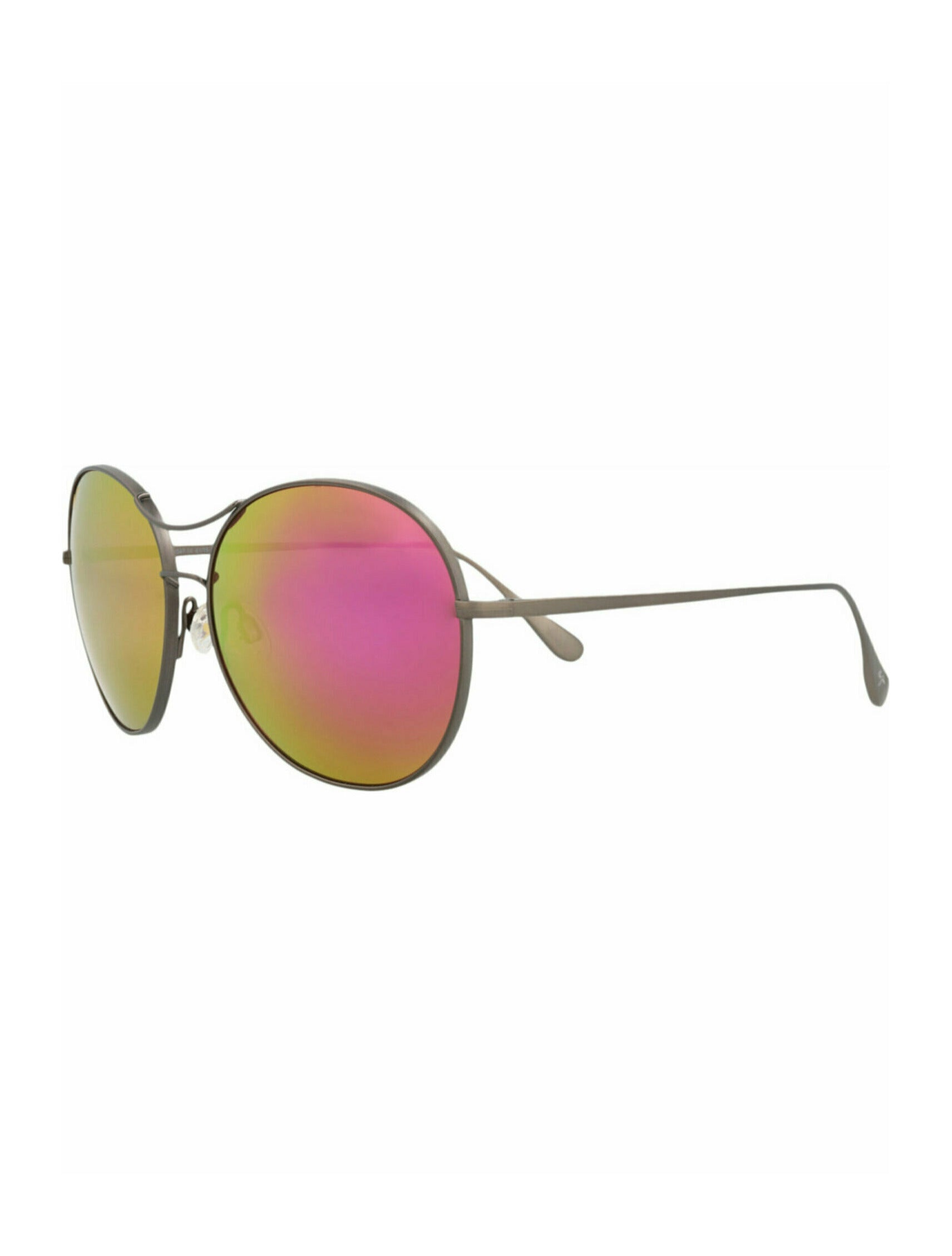 Maui Jim Womens Round/Oval Grey Grey Sunrise Fashion Designer Eyewear