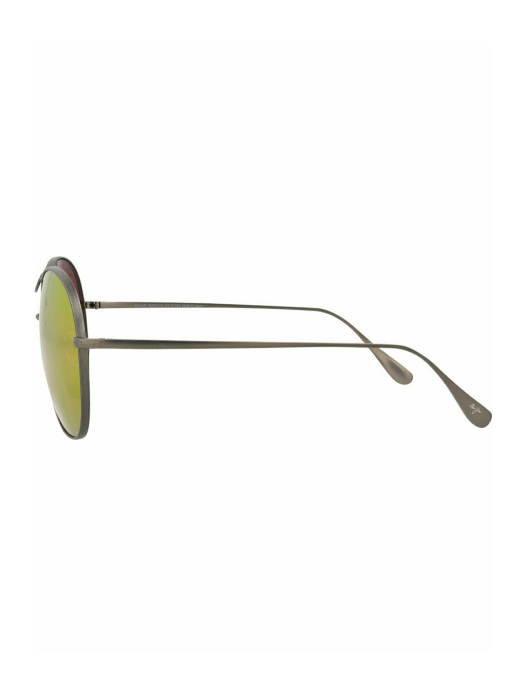 Maui Jim Womens Round/Oval Grey Grey Sunrise Fashion Designer Eyewear