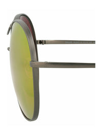 Maui Jim Womens Round/Oval Grey Grey Sunrise Fashion Designer Eyewear