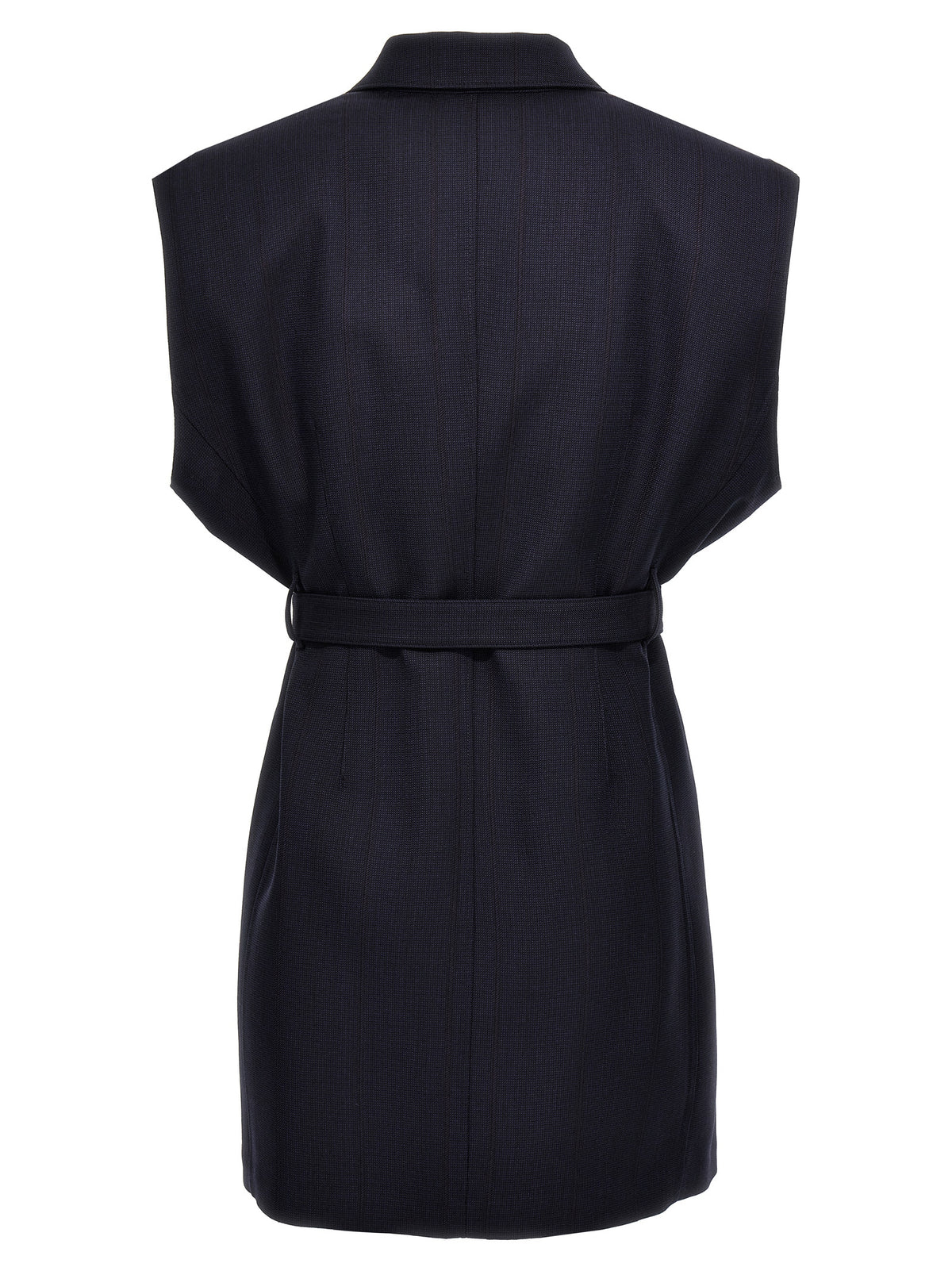 Prada Women Belt Wool Vest