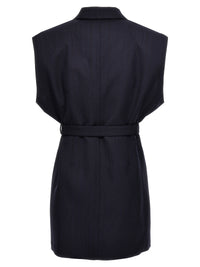Prada Women Belt Wool Vest