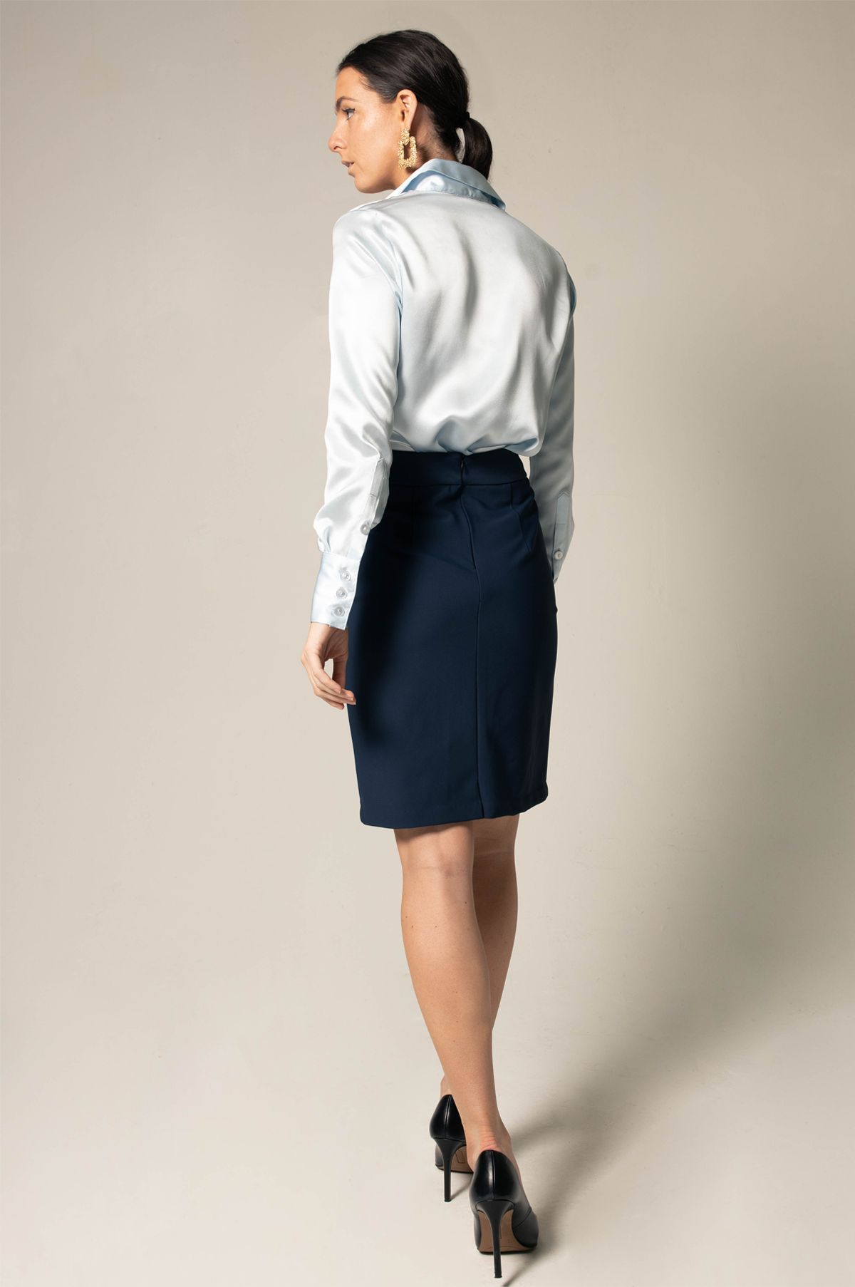 Luxe Comfort Stretchy Mini Skirt2