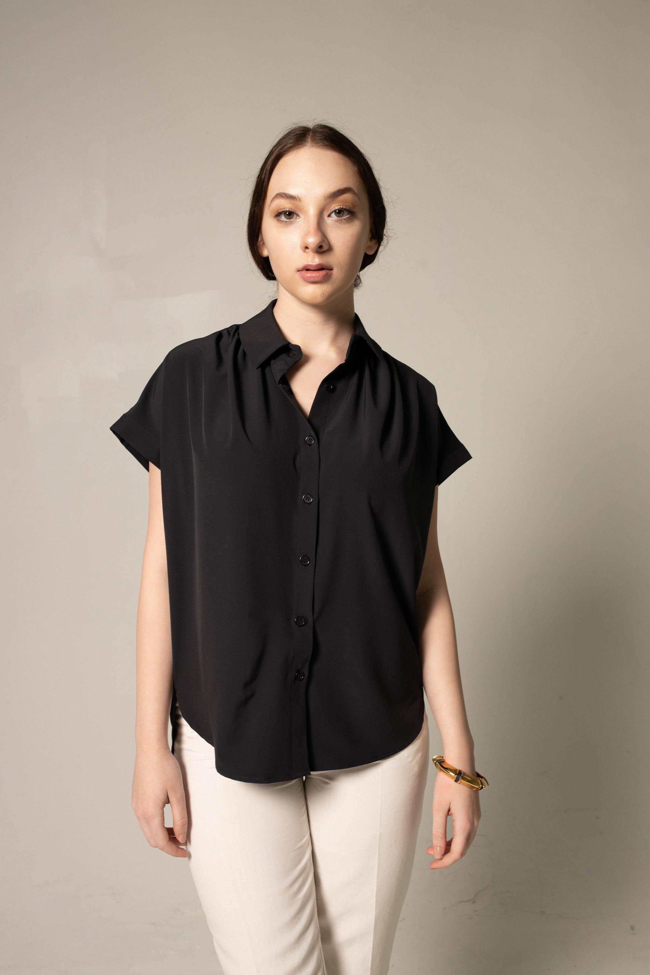 Classic Black Blouse4