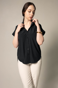 Classic Black Blouse2