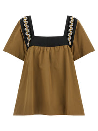 Prada Women Embroidery Top
