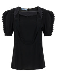 Prada Women Cady Crêpe Top