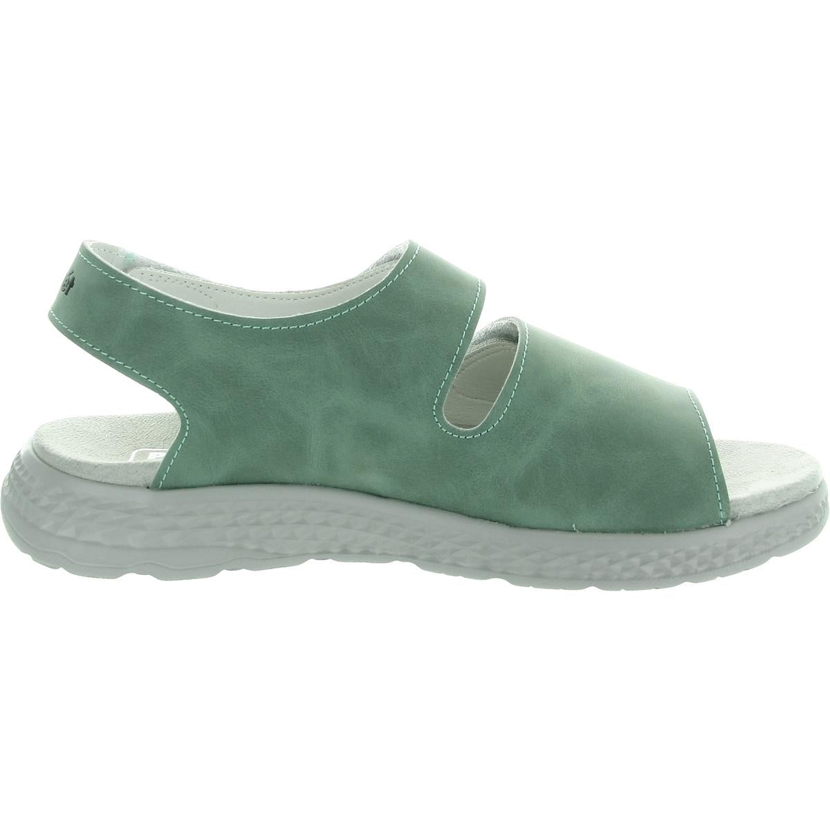 Travelactiv Scottsdale Womens Cushioned Footbed Faux Leather Slingback Sandals