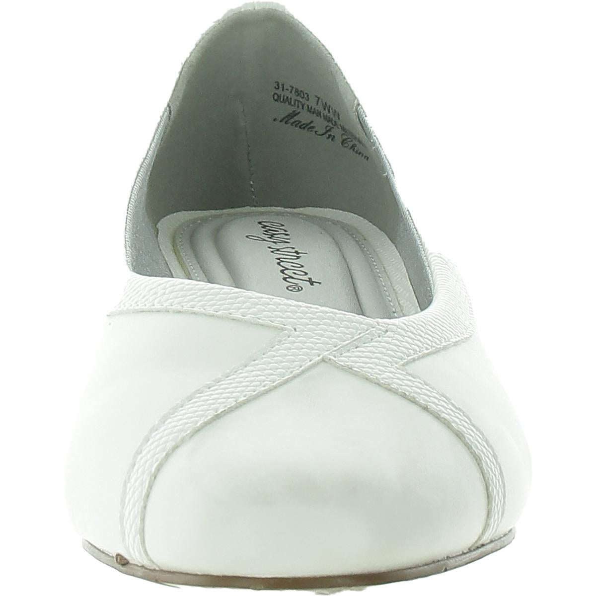 Myrtle Womens Padded Insole Faux Leather Pumps