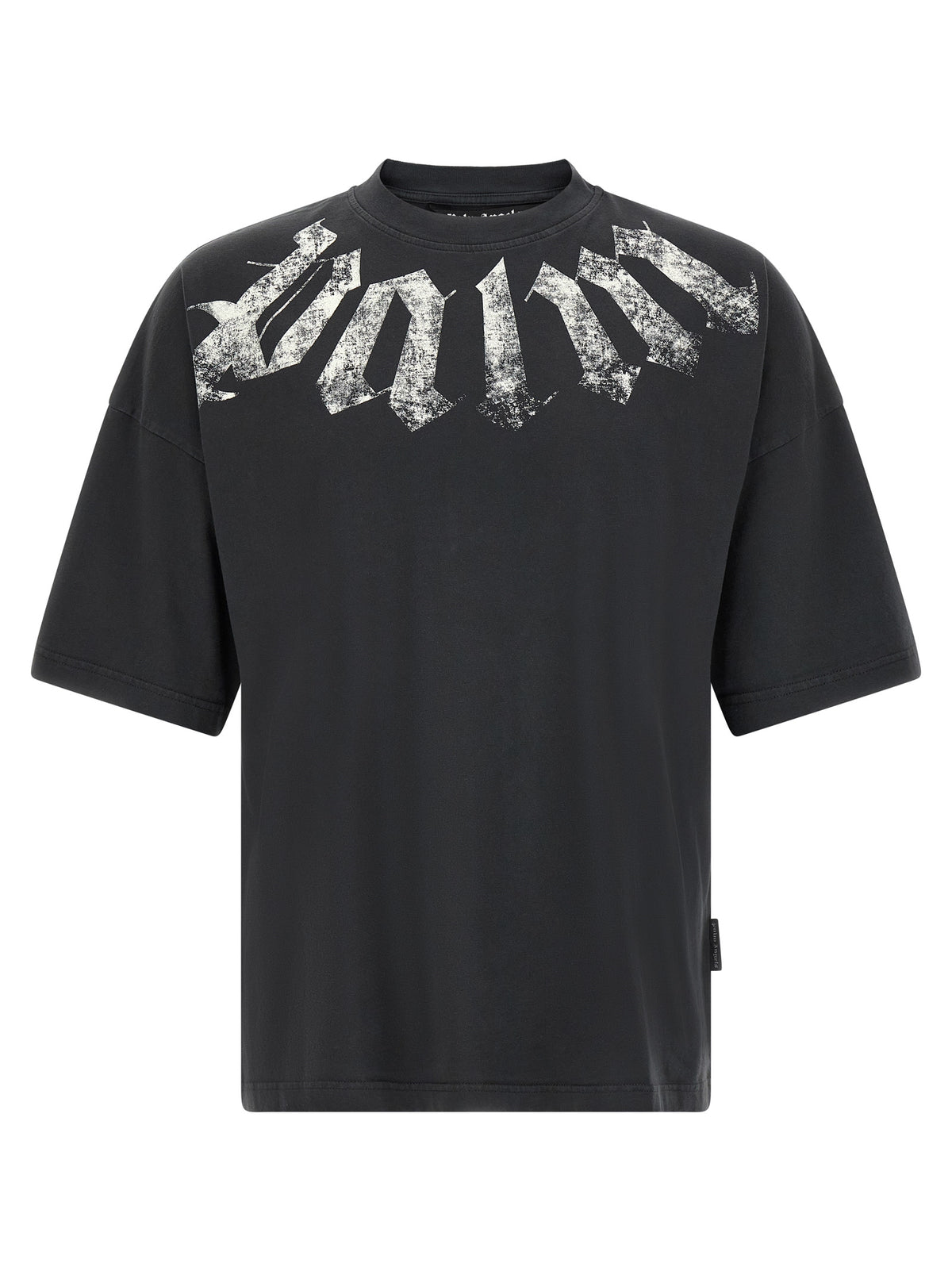 PALM ANGELS Palm Angels Men Craquelé Gothic Print T-Shirt