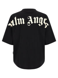 Palm Angels Men Logo Print T-Shirt