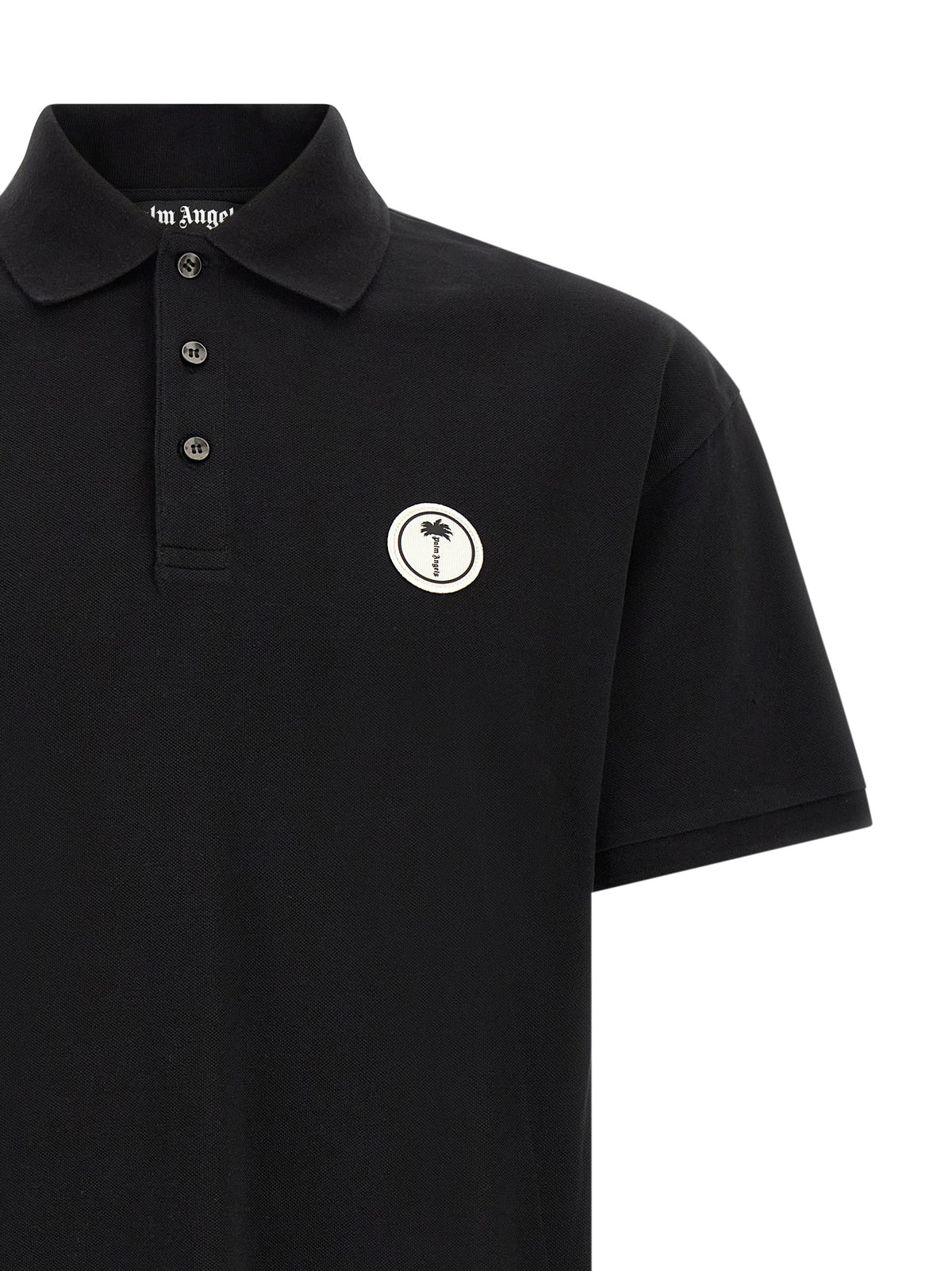 PALM ANGELS Palm Angels Men Logo Patch Polo Shirt