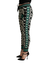 Dolce & Gabbana Women's Black DG Logo Jogger Pants