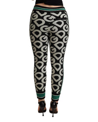 Dolce & Gabbana Women's Black DG Logo Jogger Pants