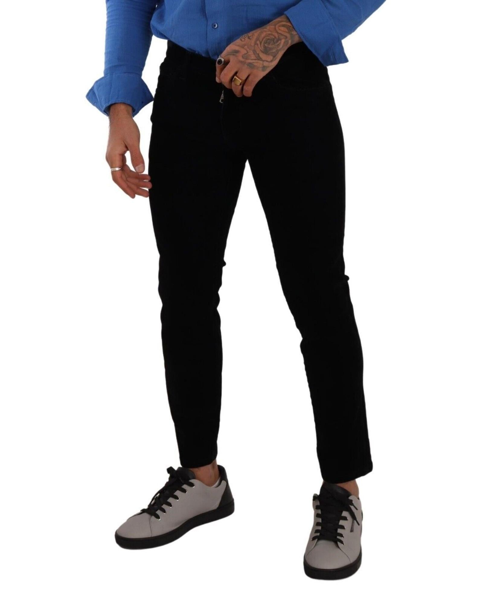 Dolce & Gabbana  Men's Pleated Trousers White