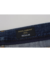 Dolce & Gabbana Men's Slim Fit Ripped Jeans