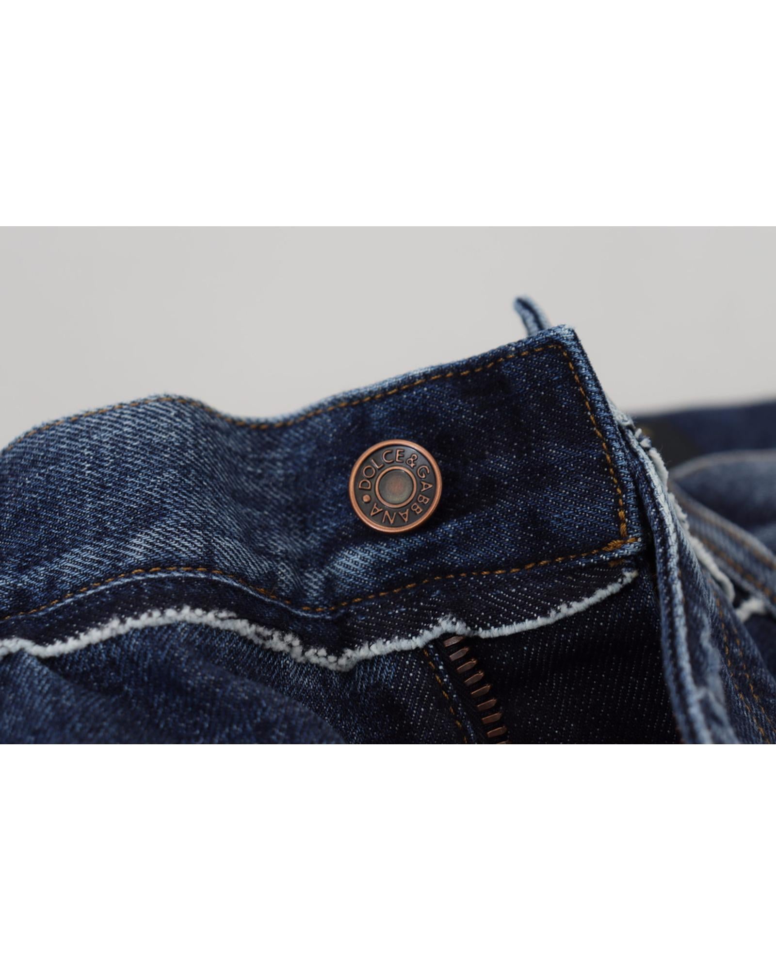 Dolce & Gabbana Men's Slim Fit Ripped Jeans