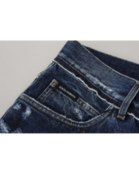 Dolce & Gabbana Men's Slim Fit Ripped Jeans