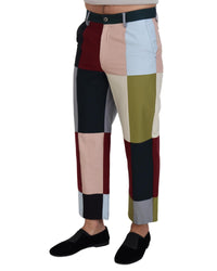Dolce & Gabbana Patchwork Cotton Trousers for Men