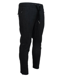 Dolce & Gabbana Men's Black Denim Jogger Pants