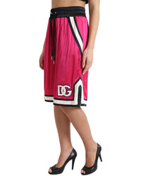 Dolce & Gabbana Women's Silk Basketball Shorts