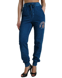 Dolce & Gabbana Women's DG Jogger Pants 6 Blue