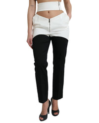 Dolce & Gabbana Cut Out Trousers BlackWhite 6 Black And White