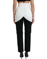 Dolce & Gabbana Cut Out Trousers BlackWhite