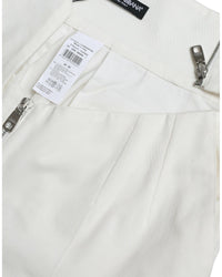 Dolce & Gabbana Cut Out Trousers BlackWhite