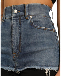 Dolce & Gabbana High Waist Denim Skirt