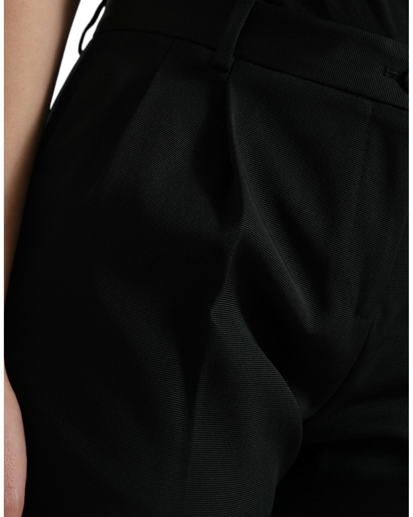 Dolce & Gabbana Black Straight Leg Pants