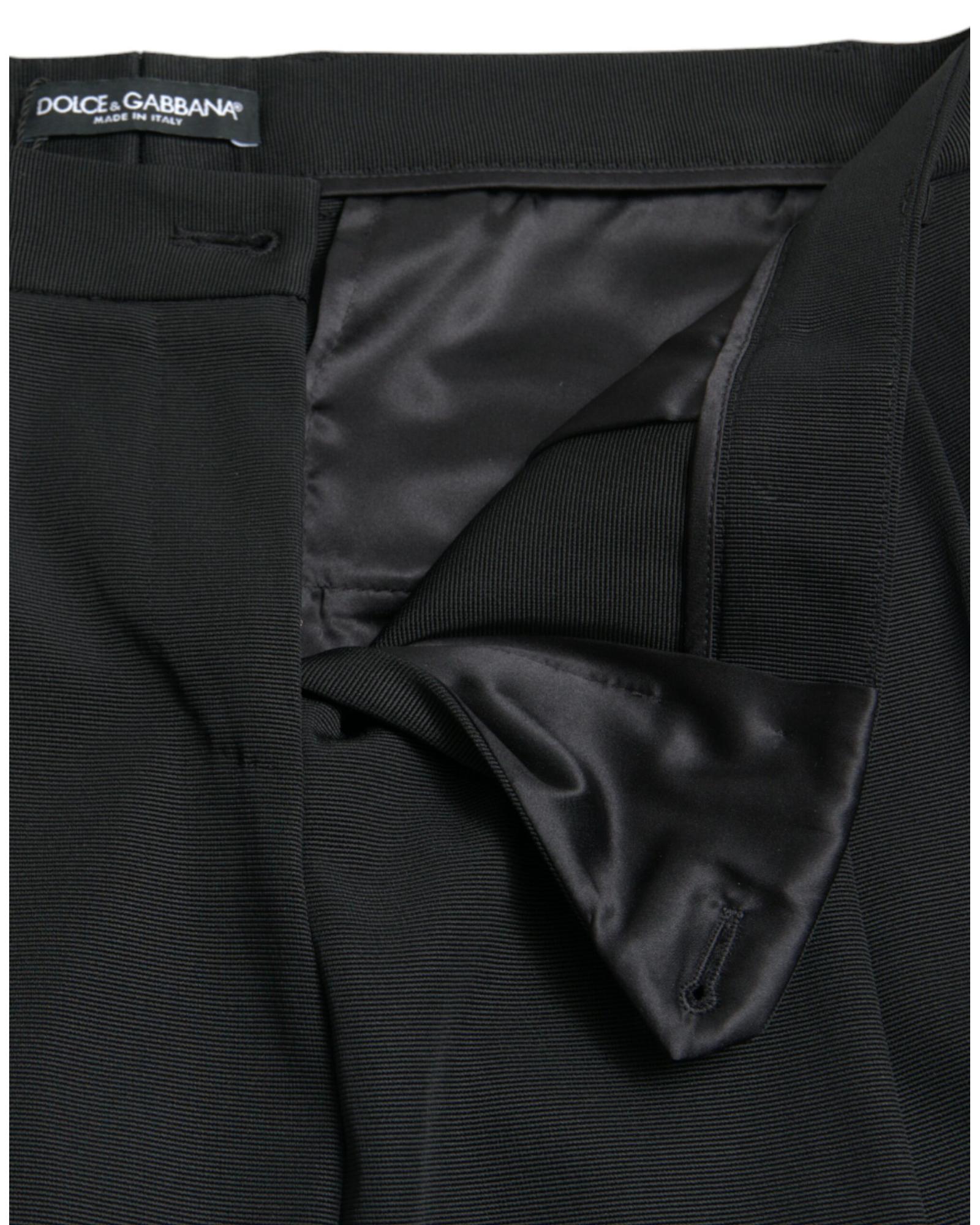 Dolce & Gabbana Black Straight Leg Pants