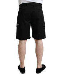 Dolce & Gabbana Mens Black Cargo Shorts