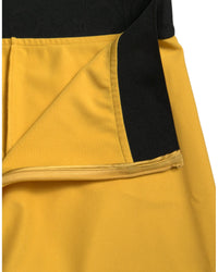 Dolce & Gabbana HighWaisted Mustard Yellow Leggings Women Jeans & Pants