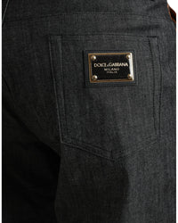 Dolce & Gabbana Tiger Print Silk Trousers for Men