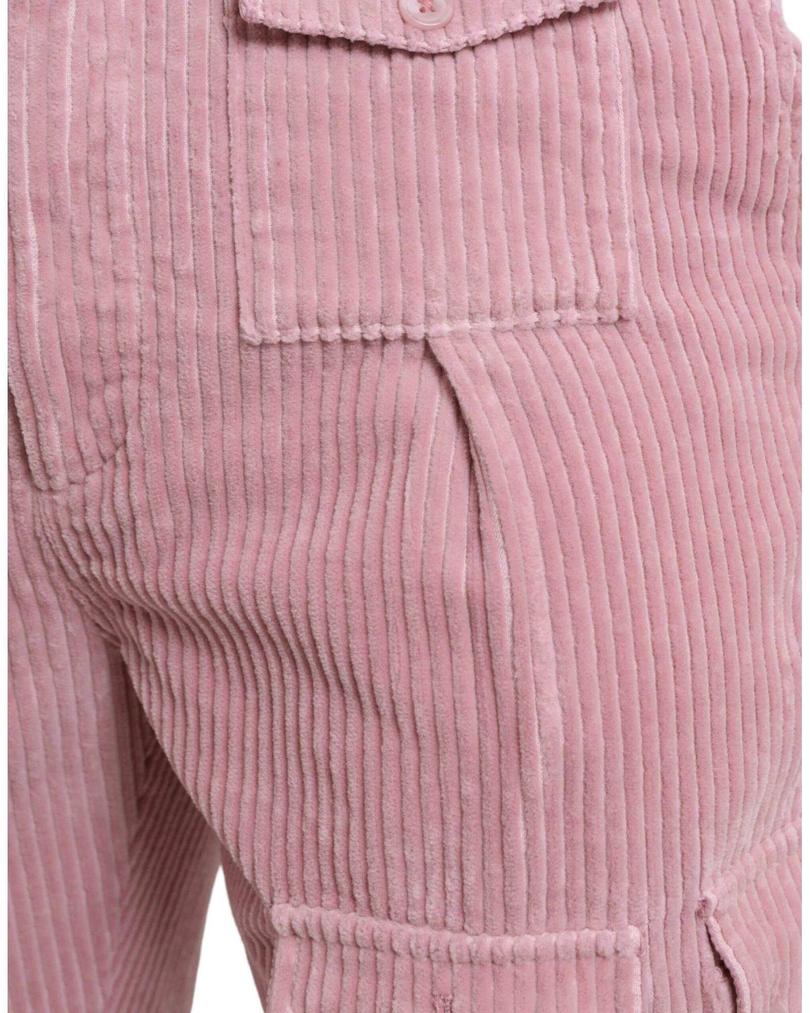Dolce & Gabbana Men's Corduroy Cargo Pants - Pink