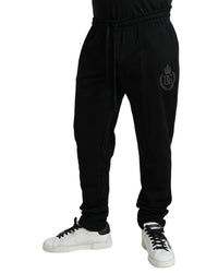 Dolce & Gabbana DG Crown Sweatpants - Black